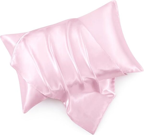 Fundas de Almohada de Satén - Rosado