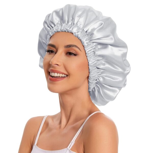 Gorra de Satén – Blanco Perla
