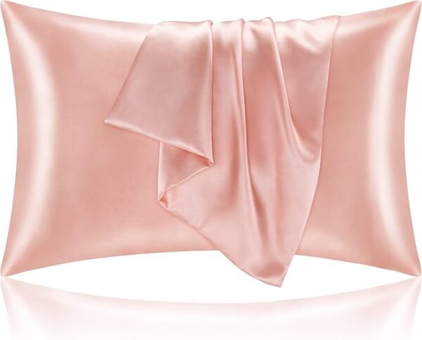 Fundas de Almohada de Satén - Rosa Vieja