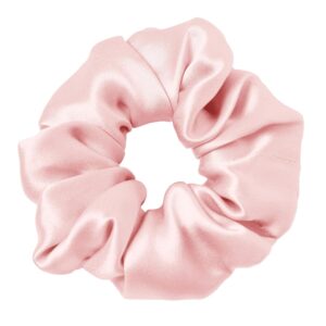 Scrunchies de Satén - Rosa Vieja